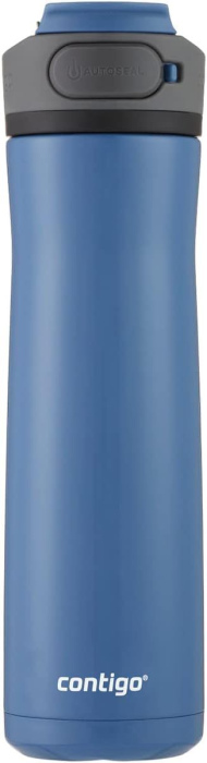 Contigo Cortland Chill 2.0 Stainless Steel Insulated Water Bottle, 24oz - Autoseal Spill-Proof Lid Great for On The Go - Keep Drinks Hot/Cold - Fits Most Cup Holders - Includes Carry Handle